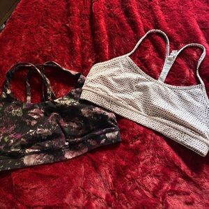 Lululemon set of Two Sports Bras - size 10